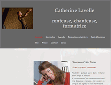 Tablet Screenshot of catherinelavelle.com